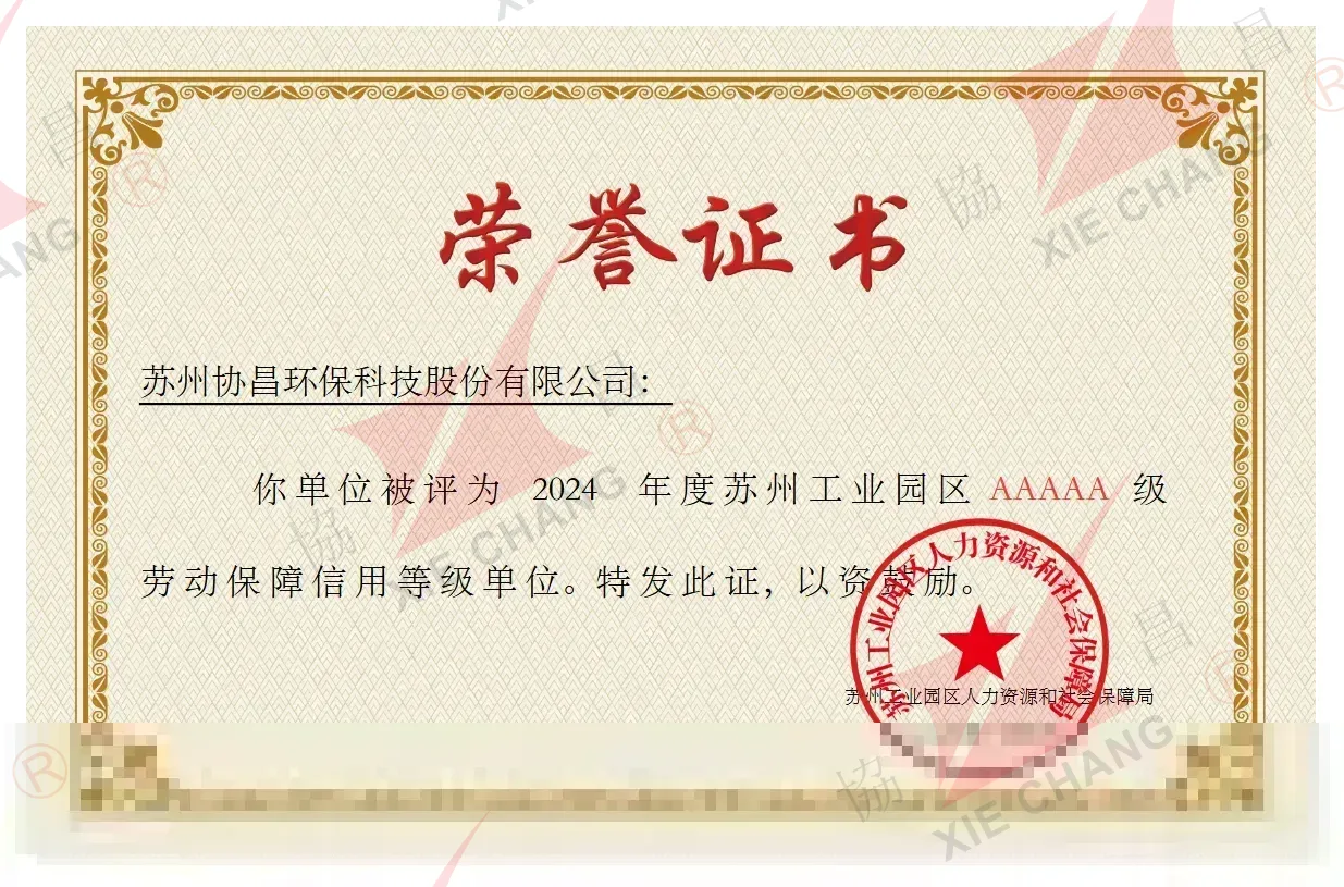 AAAAA darajali mehnat xavfsizligi kredit reytingi tashkiloti, Suzhou Sanoat Bog'i (2024)